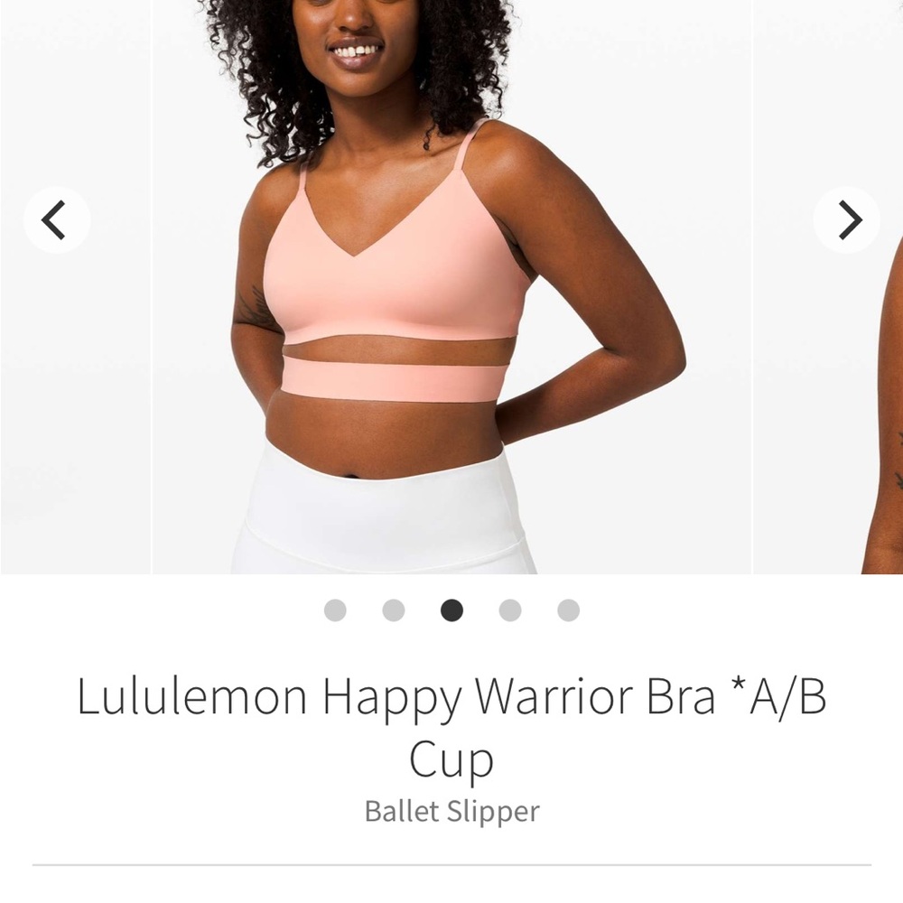 Lululemon Happy Warrior Bra A/B Cup